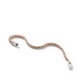 John Hardy Classic Chain 4 mm. Bracelet on Bronze Box Chain Silver/Bronze MD - NWT