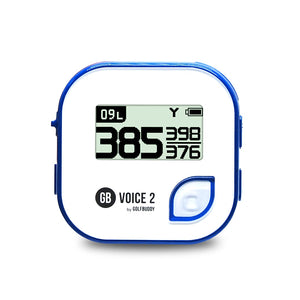 New GOLFBUDDY Voice 2 Se + White Wristband GPS Golf Rangefinder - Bundle