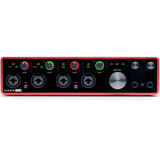 Focusrite Scarlett 18i8 USB Audio Interface (3rd Gen) Bundle with 4x XLR-XLR Cable