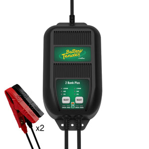 Battery Tender 2 Bank Multibank Charger - 2.5 AMP 1.25 AMP/Bank- 022-0165-DL-WH
