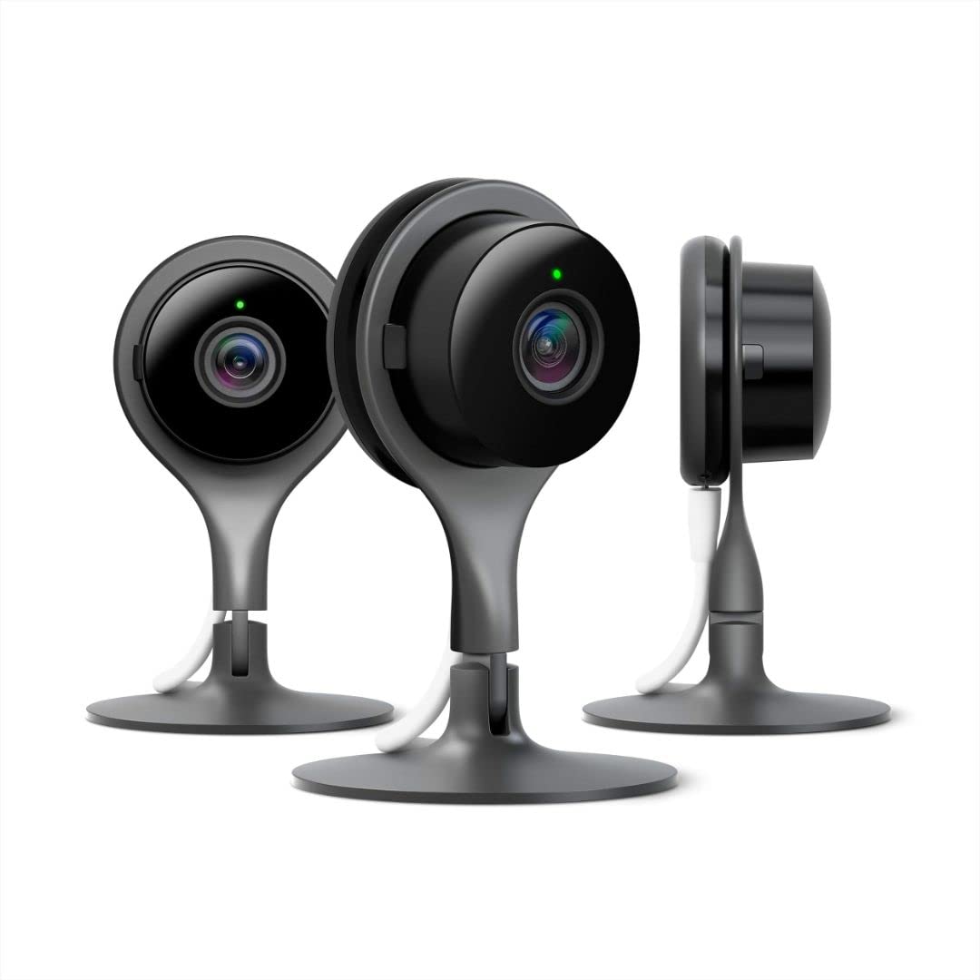 NEST Cam Indoor Smart Security Camera (3 Pack) Model NC1104US - Sealed NEW