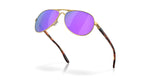 Oakley OO4079 Feedback Aviator Sunglasses Gold/Prizm Violet POLARIZED 59mm