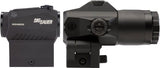 SIG SAUER Romeo5 1x20mm 2 MOA Red Dot & Juliet3 3x Magnifier Combo SORJ53101 OB