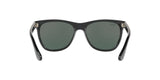 Authentic Ray-Ban New Wayfarer Sunglasses RB4184 Black Gloss Gray Green Lens