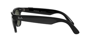 RAY-BAN STORIES RW4005 (FACEBOOK/META) METEOR BLACK FRAME GREEN LENS