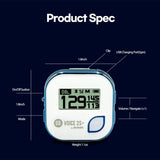 GolfBuddy Voice 2S+ Talking GPS Golf Rangefinder 18hr Battery Blue - Brand New