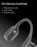 Shokz OpenRun Headphones Bluetooth Wireless Open-Ear USB-C Charging Black - NEW