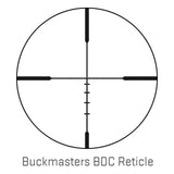 Sig Sauer Buckmasters 3-9x40mm Riflescope w/ BDC .25 MOA, SFP, Black - SOBM33001