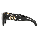Versace Woman Sunglasses Black Frame, Dark Grey Lenses, 53MM