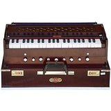 BINA 9 Stopper 3.5 Octaves Multifold Bellow 42 Keys 2 Reeds Harmonium + Bag USA