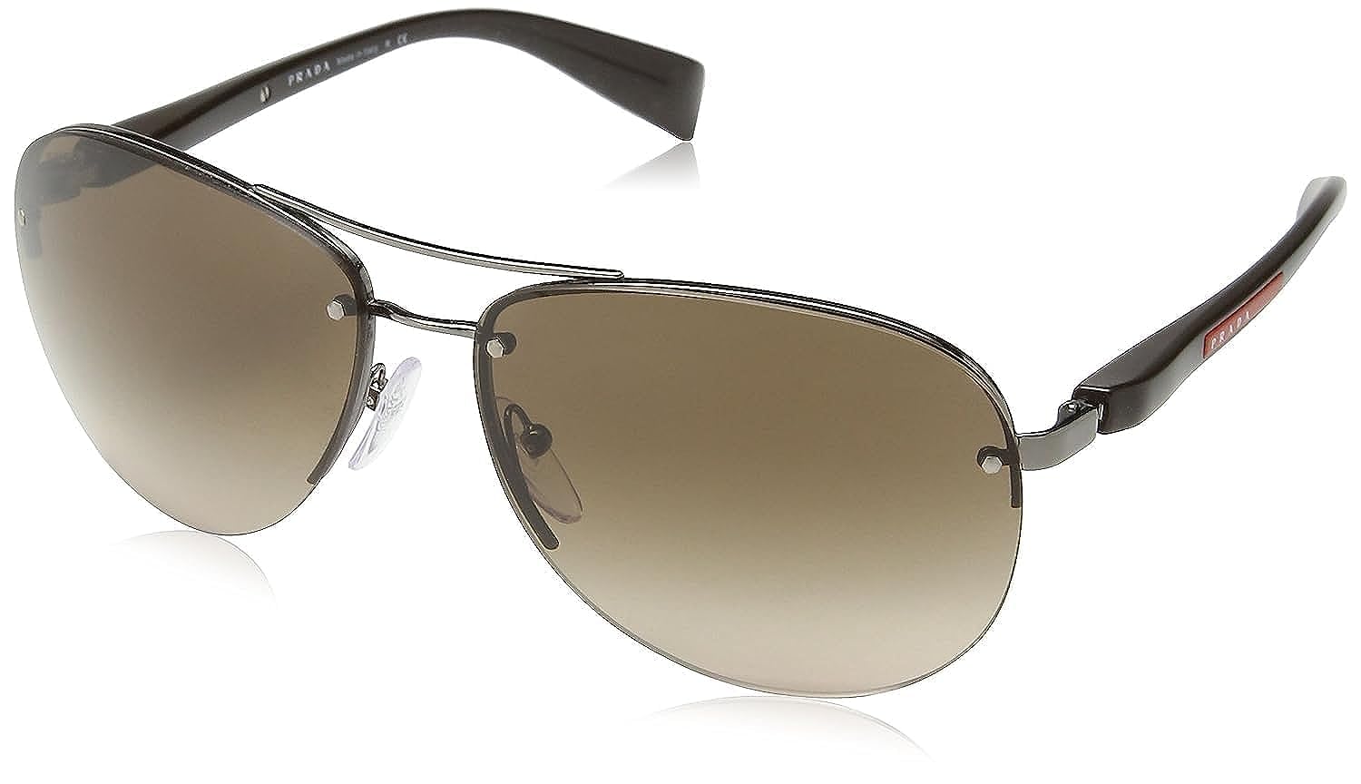 Prada Sport Linea Rossa PS56MS Mens Sunglasses One Size Gun Metal