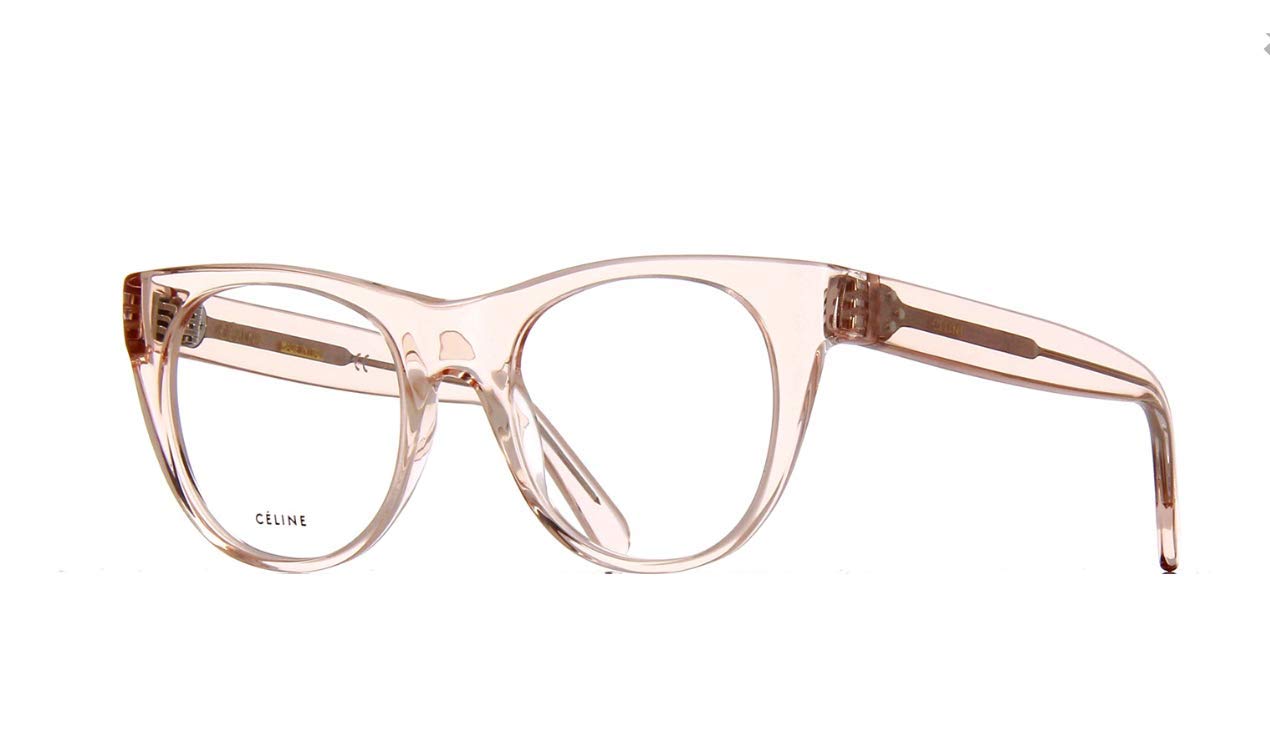 Celine CL50019I - 072 ACETATE Eyeglass Frames Transparent Light Pink 49mm