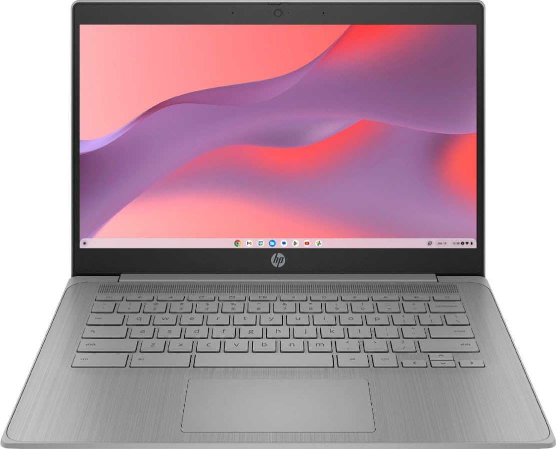 HP Chromebook 14" (64 GB eMMC, Intel Celeron 2.6 GHz, 4 GB) Laptop 14a-ne0013dx