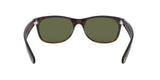 Ray-Ban RB2132 New Wayfarer Square Sunglasses, Tortoise/G-15 Green, 55 mm
