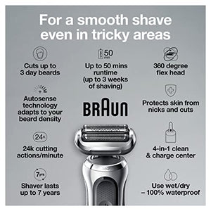 Braun Series 7 7020 cc Wet and Dry Men's Electric Shaver - NEW SEALED