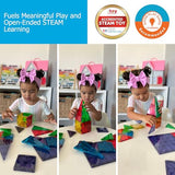 MAGNA-TILES Classic 32-Piece Magnetic Construction Set - Original Magnetic Construction