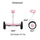 Pink Segway Ninebot S Kids Smart Electric Scooter with LED Light - Brand New