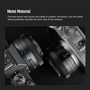 Titanium TTartisan 27mm F2.8 AF Lens for Fuji X-Mount Cameras XS10 X-E4 X-T10