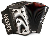 Hohner Panther Diatonic Accordion - Keys G/C/F Bundle with Hard Case - NEW