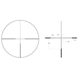 TRIJICON Ascent 3-12x40 Riflescope BDC Target Holds, 30mm Tube, Capped Adjusters