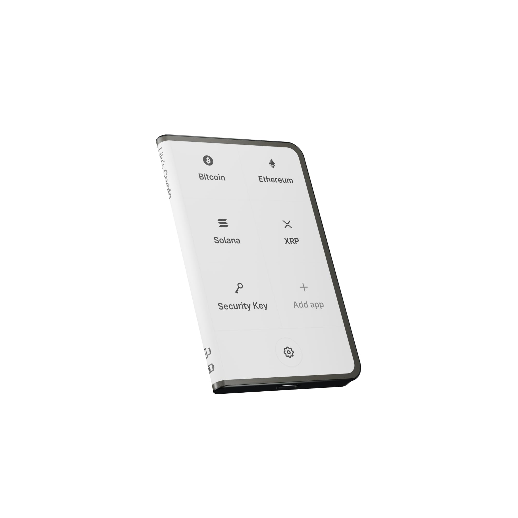 Ledger STAX - Next-Gen Secure Touchscreen Crypto Wallet with Curved E Ink Display