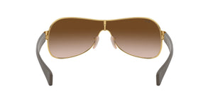 Ray Ban Shield Frame Sunglasses RB3471 00113 Arista 32mm - NEW