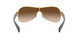 Ray Ban Shield Frame Sunglasses RB3471 00113 Arista 32mm - NEW