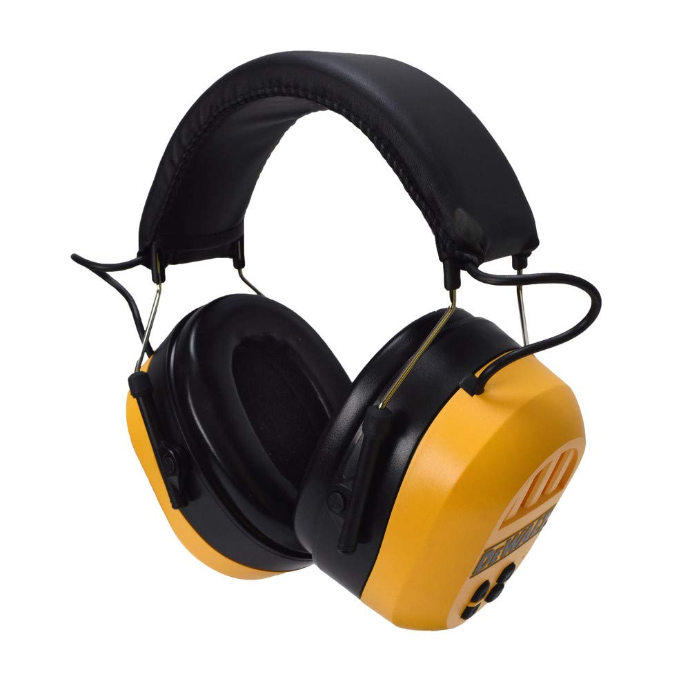 DEWALT Bluetooth Hearing Protector, Black/Yellow, Model DPG17