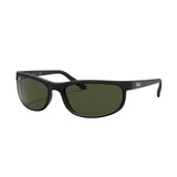 Ray-Ban RB2027 W1847 62mm Predator 2 Black G-15 Green Rectangular Sunglasses