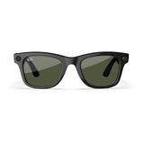 Ray-Ban Stories Wayfarer Facebook Smart Sunglasses Black / Green - NEW - RW4002