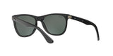 Authentic Ray-Ban New Wayfarer Sunglasses RB4184 Black Gloss Gray Green Lens