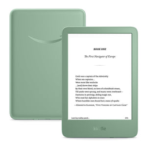 AMAZON KINDLE E-READER, 11TH GEN, 16GB, WI-FI, 6", MATCHA GREEN (2024 RELEASE)