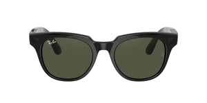 RAY-BAN STORIES RW4005 (FACEBOOK/META) METEOR BLACK FRAME GREEN LENS