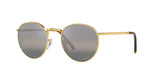 Ray-Ban RB3637 Round Sunglasses, Legend Gold/Polarized Clear Gradient Dark Grey