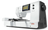 Open Box Bernette B70 Deco Sewing Machine with Embroidery Kit, 5-inch LCD Display, 208 Motifs, 3 Hoops, Bobbins, Needles, Threader, Extension Table, LED Light, Professional Presser Foot, for Quilting Projects