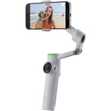 Insta360 Flow 2 Pro Grey- AI-Powered Smartphone Stabilizer, Auto Tracking Phone Gimbal, 200+ App Tracking with Apple DockKit, 3-Axis Stabilization, Built-in Tripod/Selfie Stick, Portable & Foldable