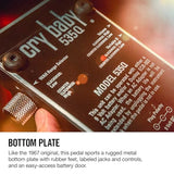 Jim Dunlop 535Q Crybaby Multi Wah Guitar Effects Pedal with Power Supply