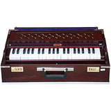 BINA 9 Stopper 3.5 Octaves Multifold Bellow 42 Keys 2 Reeds Harmonium + Bag USA