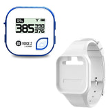 New GOLFBUDDY Voice 2 Se + White Wristband GPS Golf Rangefinder - Bundle