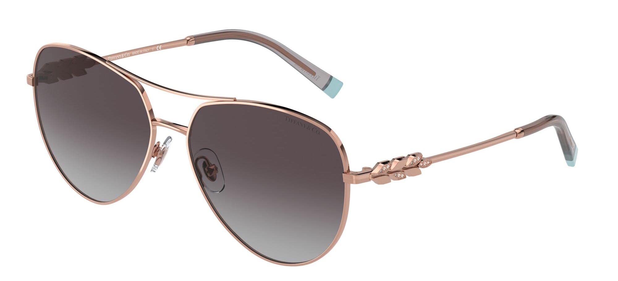 Tiffany & Co.  TF3083B Sunglasses Rubedo Frame, Grey Gradient Lenses, 59MM
