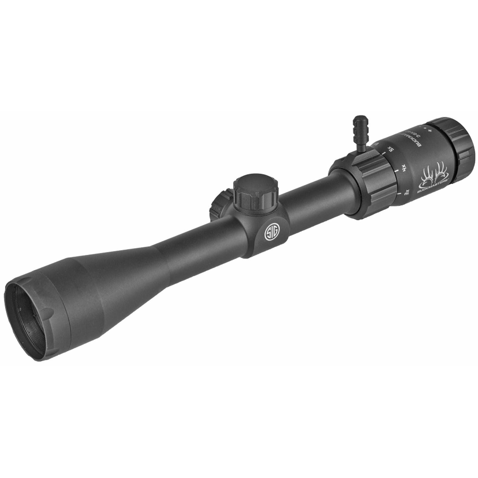 Sig Sauer Buckmasters 3-9x40mm Riflescope w/ BDC .25 MOA, SFP, Black - SOBM33001