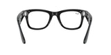 Ray-Ban Stories Wayfarer Smart Glasses, Shiny Black/Clear Blue Light Filter, 50 mm