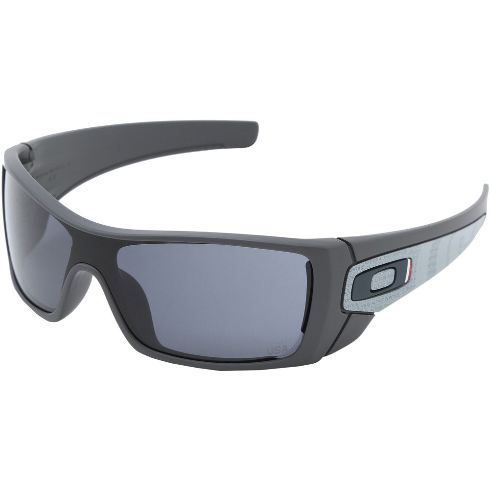 Oakley D-Team USA Batwolf Sunglasses OO9101-21 Dark Grey/Grey, One Size