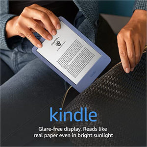 Amazon Kindle E-Reader 6" Display - 16GB Storage - 2022 Release - Denim Blue