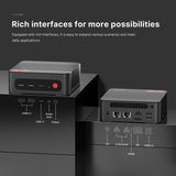 BOSGAME P4 Pro Mini PC - Ryzen 7 5800U, 32GB RAM, 1TB SSD, Win 11 Pro, 6E Dual LAN