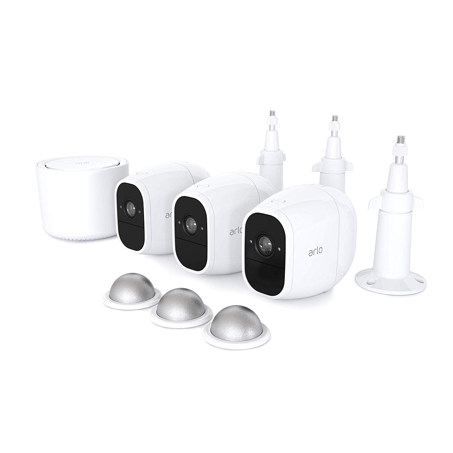 Arlo Pro 2 Wireless 3 Camera Security System with Baste Station (VCS3000C-100NAS)