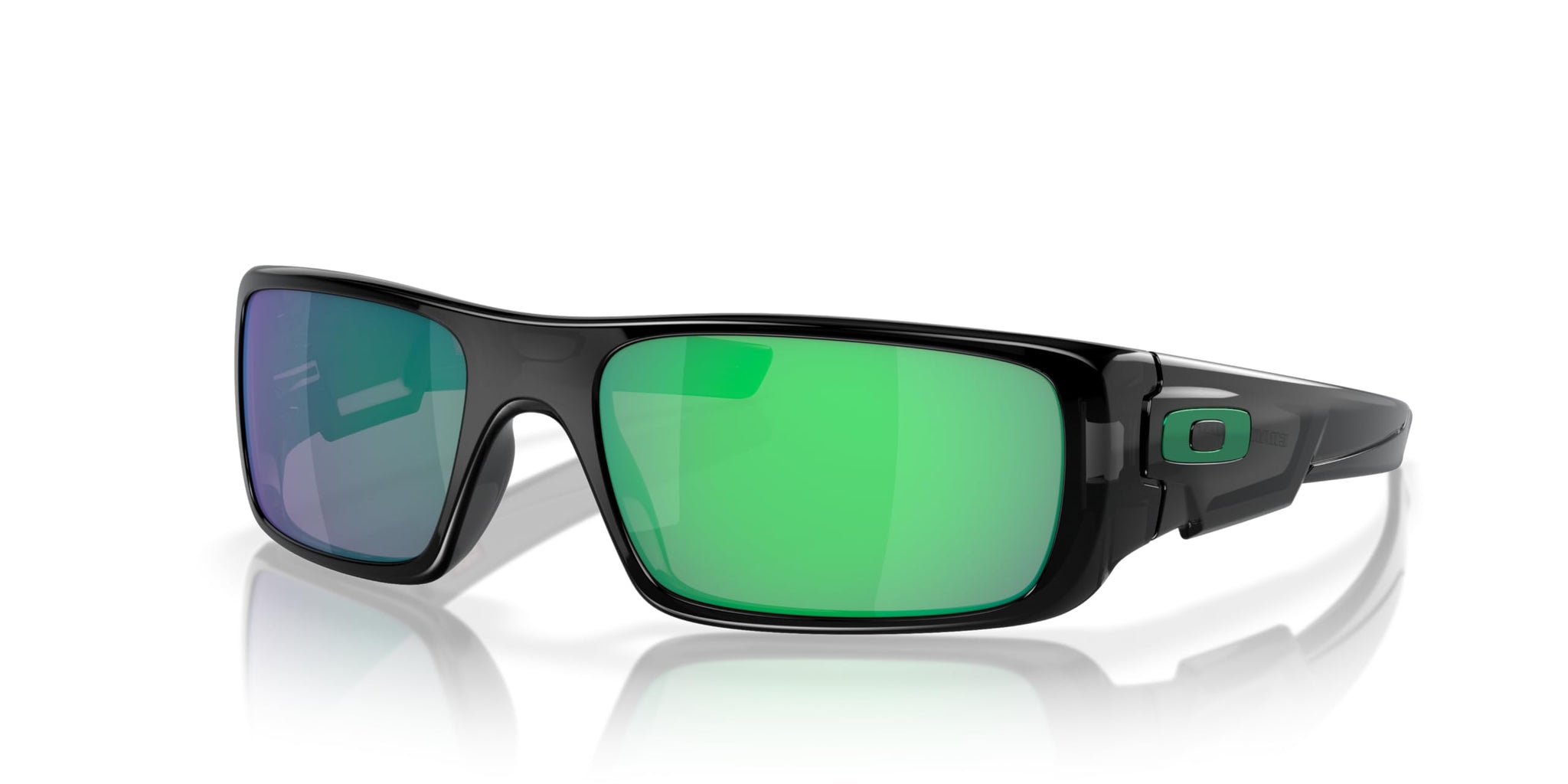 Oakley Men's OO9239 Crankshaft Sunglasses, Black Ink/Jade Iridium, 60 mm