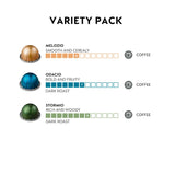 Nespresso Capsules Vertuo - Variety Pack - Medium & Dark Roast Coffee - 30 Count