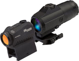 SIG SAUER Romeo5 1x20mm 2 MOA Red Dot & Juliet3 3x Magnifier Combo SORJ53101 OB