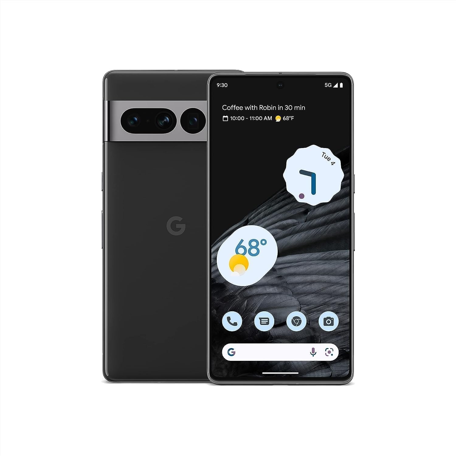 Google - Pixel 7 Pro - 128GB - Obsidian Black - Fully Unlocked Smartphone